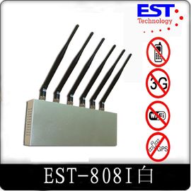 EST-808I Cell Phone WIFI GPS Signal Jammer / Blocker With 6 Antenna